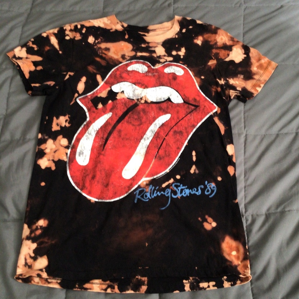 2013 Rolling Stones Tie Dye Shirt Medium